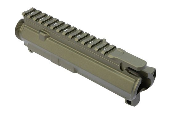 This Olive Drab Green upper receiver features an M1913 Picatinny top rail.